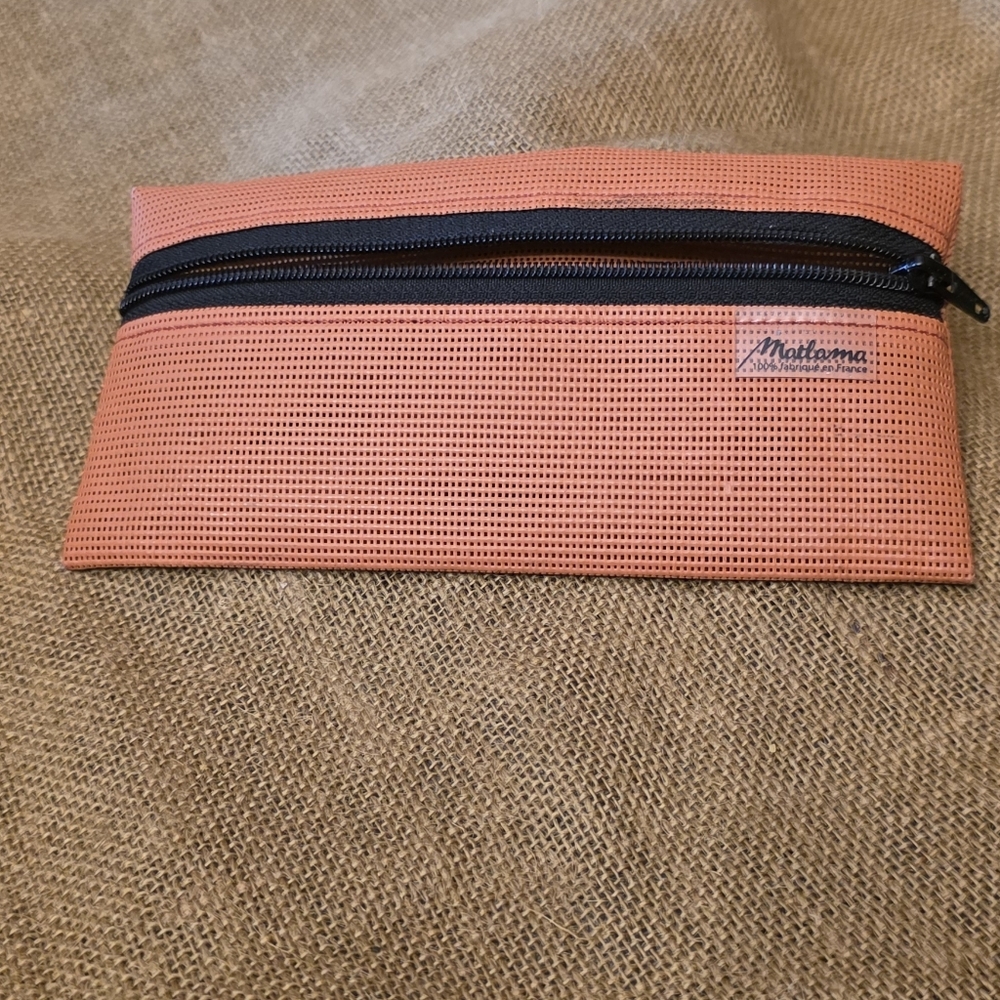 Matlama Orange Zipper Pouch